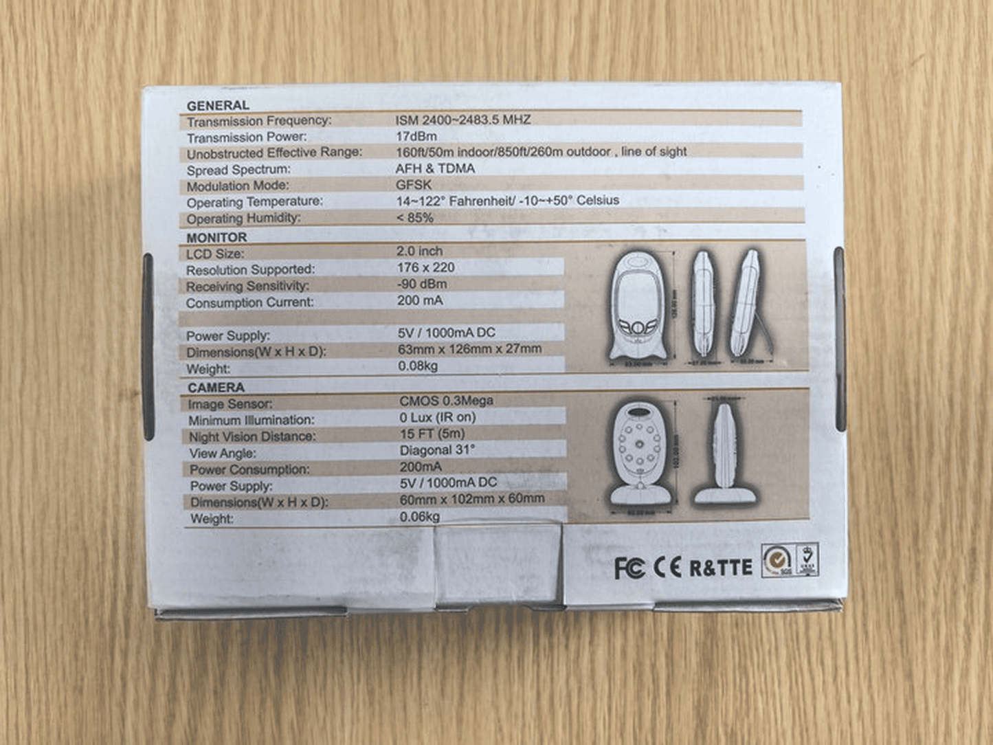 SUNNZO Video baby monitors